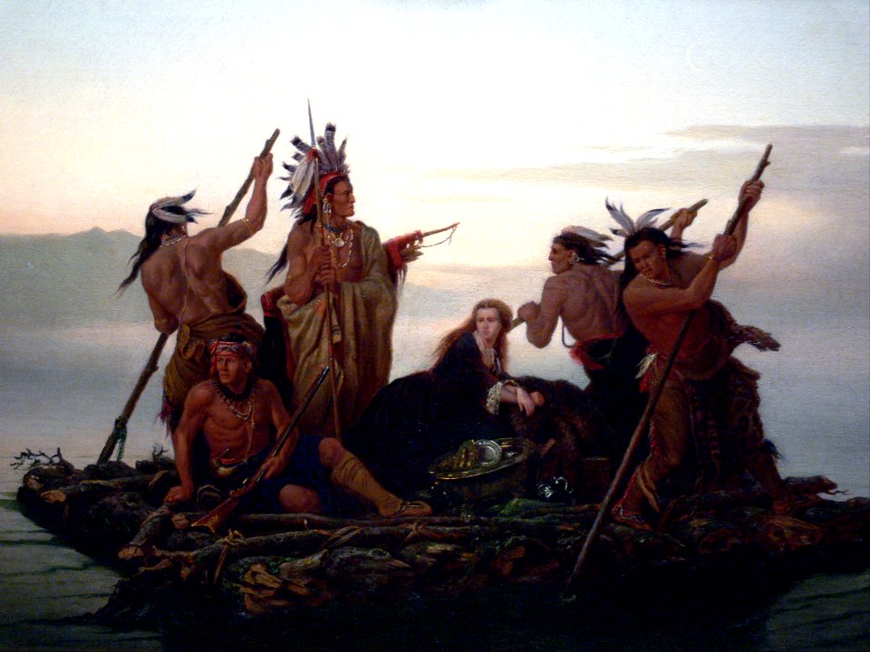 Carl Wimar Abduction of Boones Daughter detail Amon Carter Museum