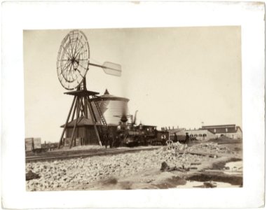 Windmill at Laramie by Andrew J Russell
