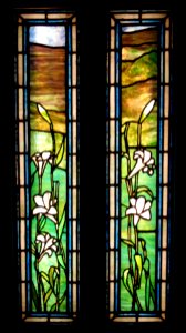 Windows by Louis Comfort Tiffany, Tiffany Glass and Decorating Company, c. 1890, leaded glass - New Britain Museum of American Art - DSC09666 photo