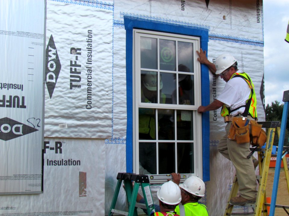 Window Installation at Net-Zero Energy Residential Test Facility