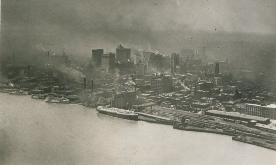 Windsor Ontario from an Aeroplane (HS85-10-37668) photo