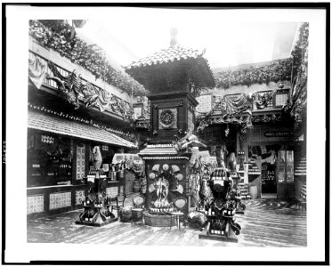 Wine exhibit, Paris Exposition, 1889 LCCN92520825