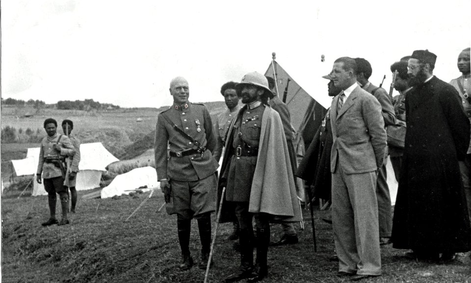 Winckel ontmoet Haile Selassi