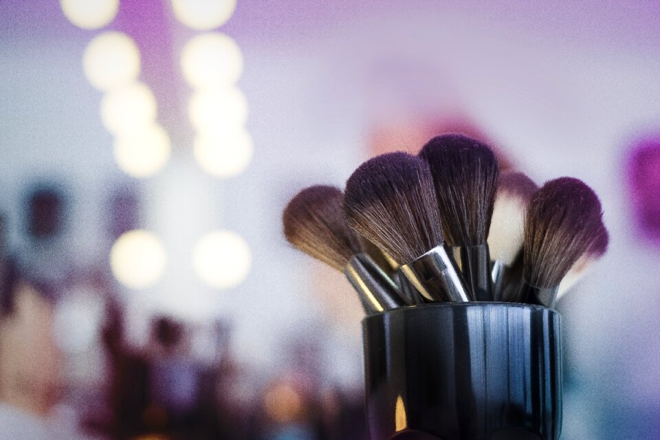 Blush powder beauty