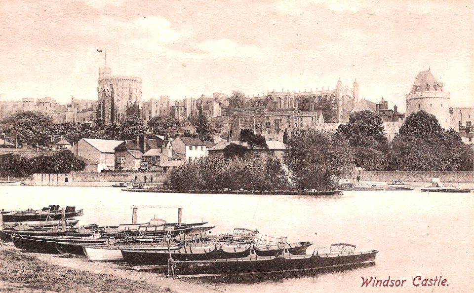 Windsor Castle postcard