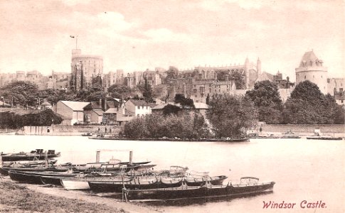 Windsor Castle postcard photo