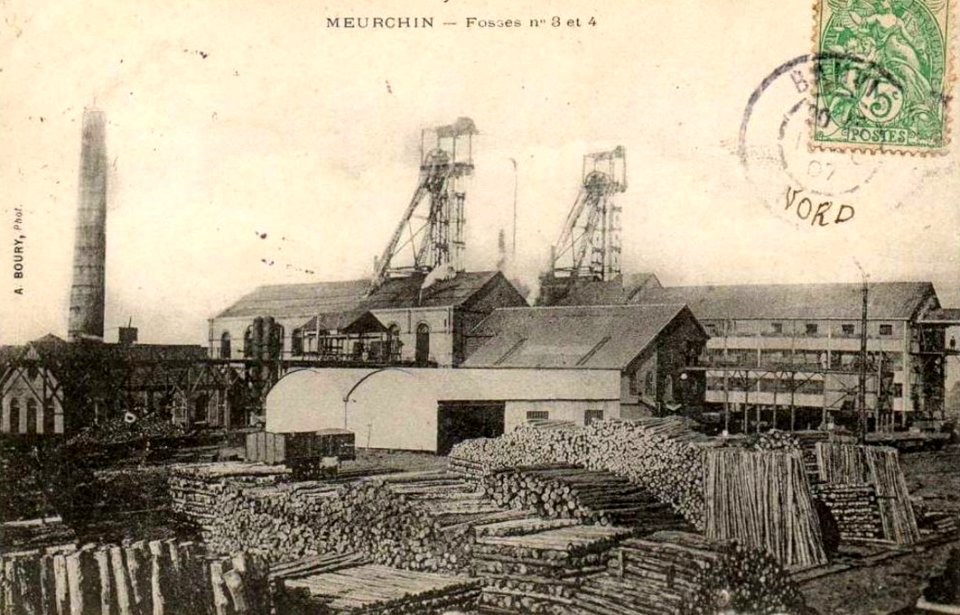Wingles - Fosse n° 3 - 4 des mines de Meurchin (A)