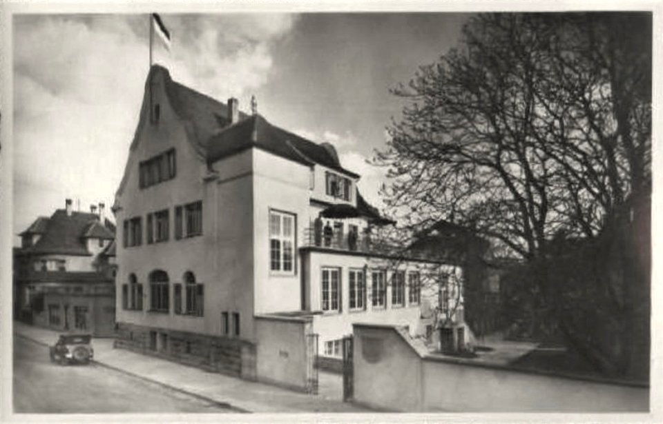 Wingolfhaus von der Gartenstraße (AK 1920er)