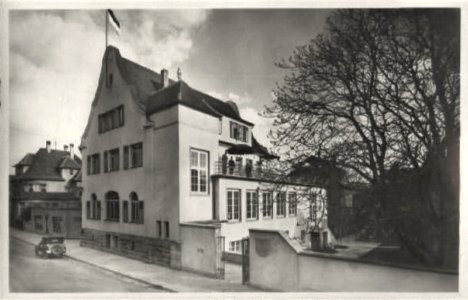 Wingolfhaus von der Gartenstraße (AK 1920er)