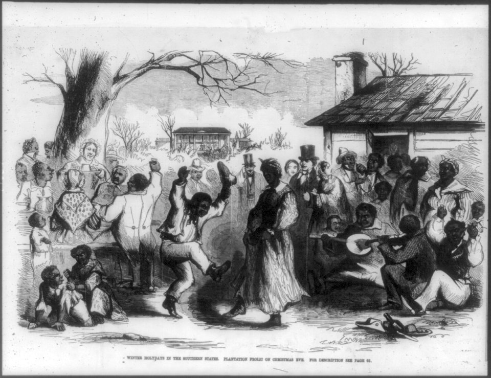 Winter holidays in the southern states. Plantation frolic on Christmas Eve LCCN2006687123