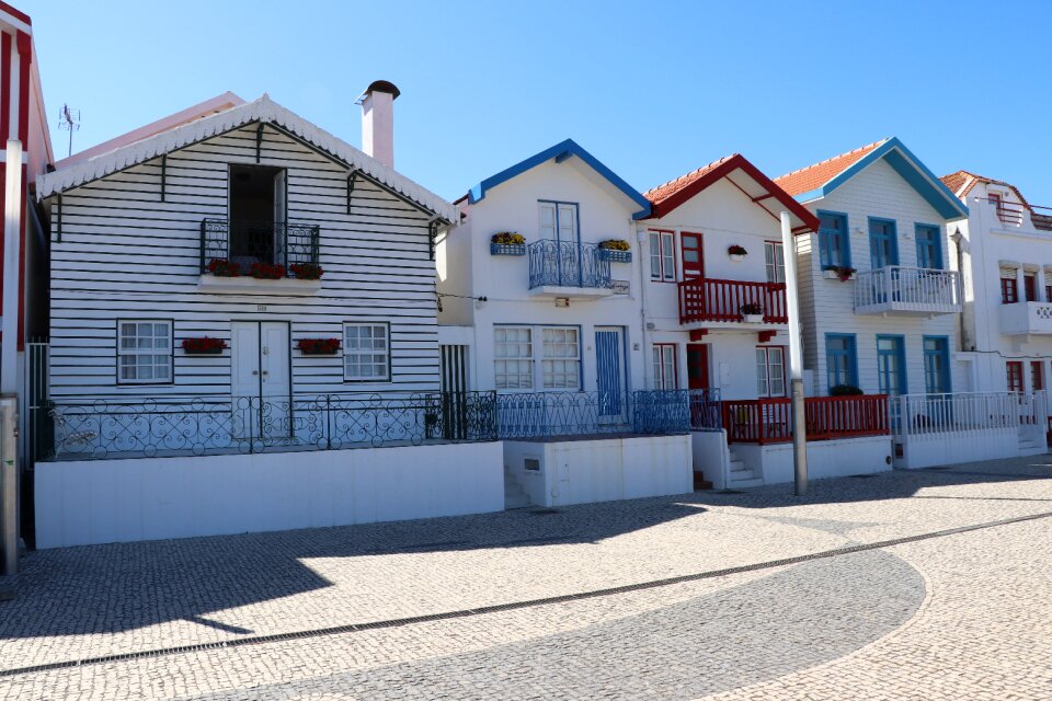 Houses colors costa nova house fishermen