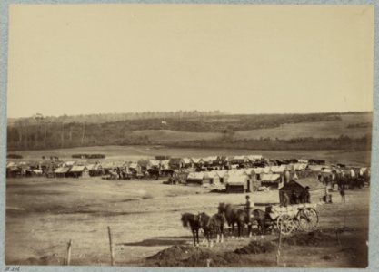 Winter quarters of a Cavalry Regiment in Army of Potomac near Brandy Station, Va., 1864 LCCN2012649005 photo