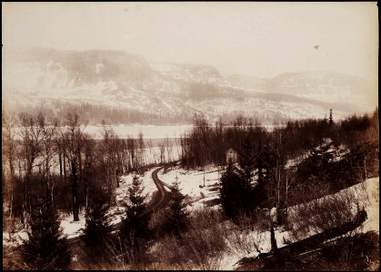 Winter on the Columbia River Oregon by Carleton E Watkins photo