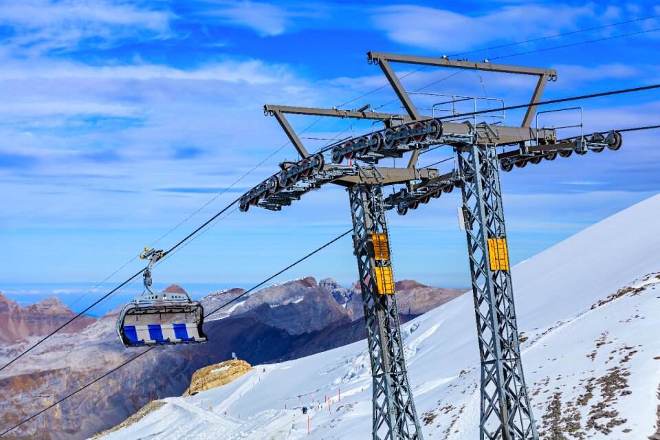 Titlis switzerland cloudy