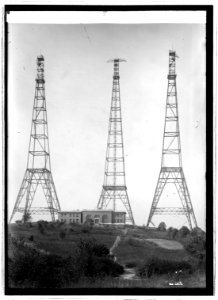 Wireless towers, Fort Meyer, 1912 LCCN2016844602