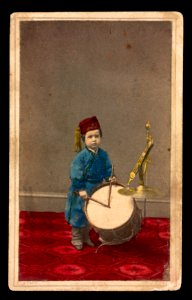 Wisconsin infant drummer, Willie Bagley, as he performed at Barnum's Museum, New York, March 1864 LCCN2016653269