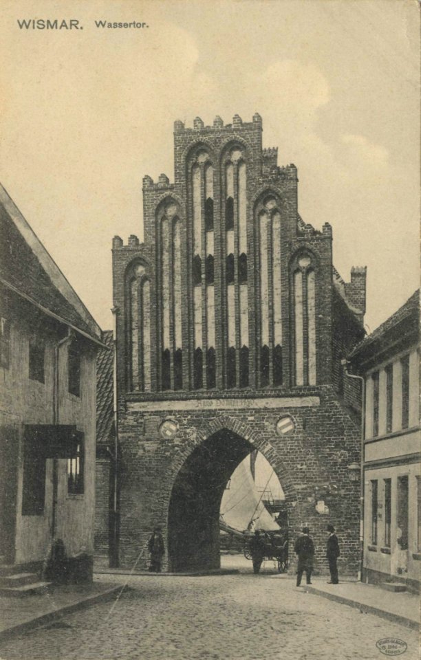 Wismar, Mecklenburg-Vorpommern - Wassertor (Zeno Ansichtskarten)