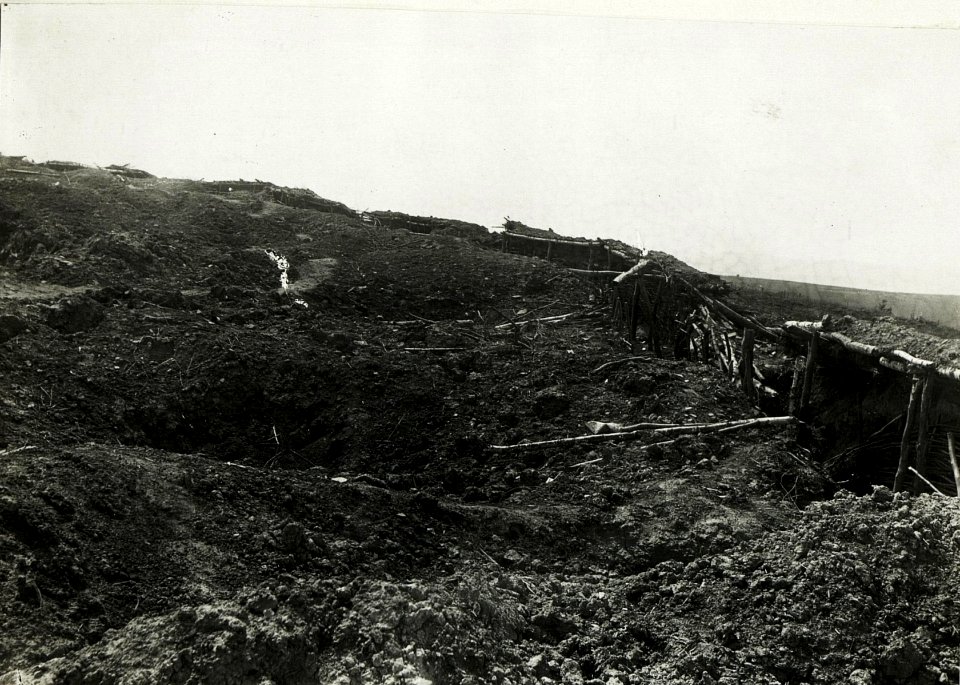 Wirkung der österreichischen schweren Artillerie in der russischen Stellung. (BildID 15592813)