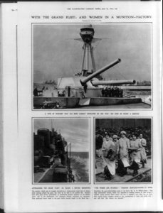 With the grand fleet- and women in a munition factory LCCN2004667848