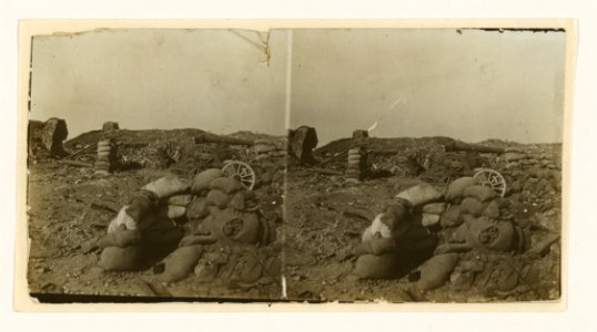 Within a damaged Russian battery (Fort No. 3) just after a fierce assault - Port Arthur LCCN2005678620
