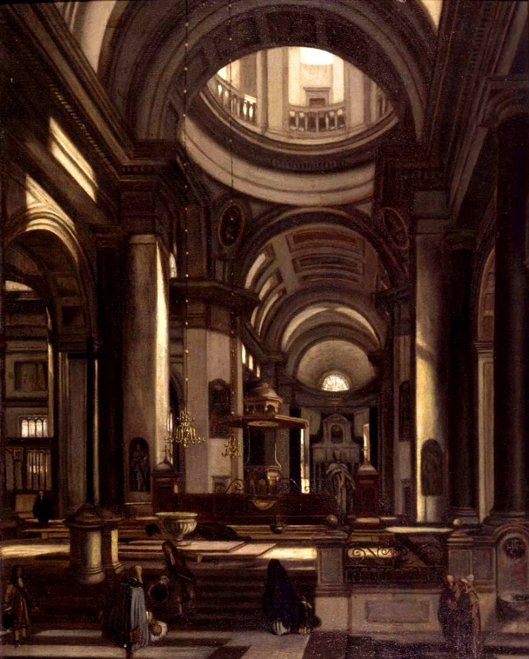 Emanuel de Witte - Interior of a Church - WGA25801