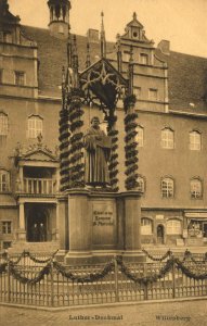 Wittenberg, Lutherstadt, Sachsen-Anhalt - Lutherdenkmal (2) (Zeno Ansichtskarten)