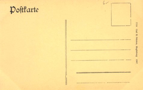 Wittenberg, Lutherstadt, Sachsen-Anhalt - Lutherdenkmal (2) (back) (Zeno Ansichtskarten)