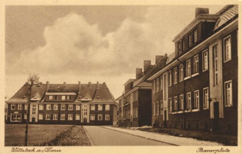 Wittstock a. Dosse, Brandenburg - Banerplatz (Zeno Ansichtskarten)