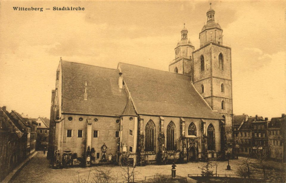 Wittenberg, Lutherstadt, Sachsen-Anhalt - Stadtkirche (2) (Zeno Ansichtskarten)
