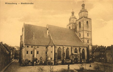 Wittenberg, Lutherstadt, Sachsen-Anhalt - Stadtkirche (2) (Zeno Ansichtskarten)
