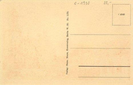 Wittstock a. Dosse, Brandenburg - Poststraße (back) (Zeno Ansichtskarten)