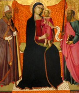 WLA lacma Luca di Tomme Madonna and Child photo