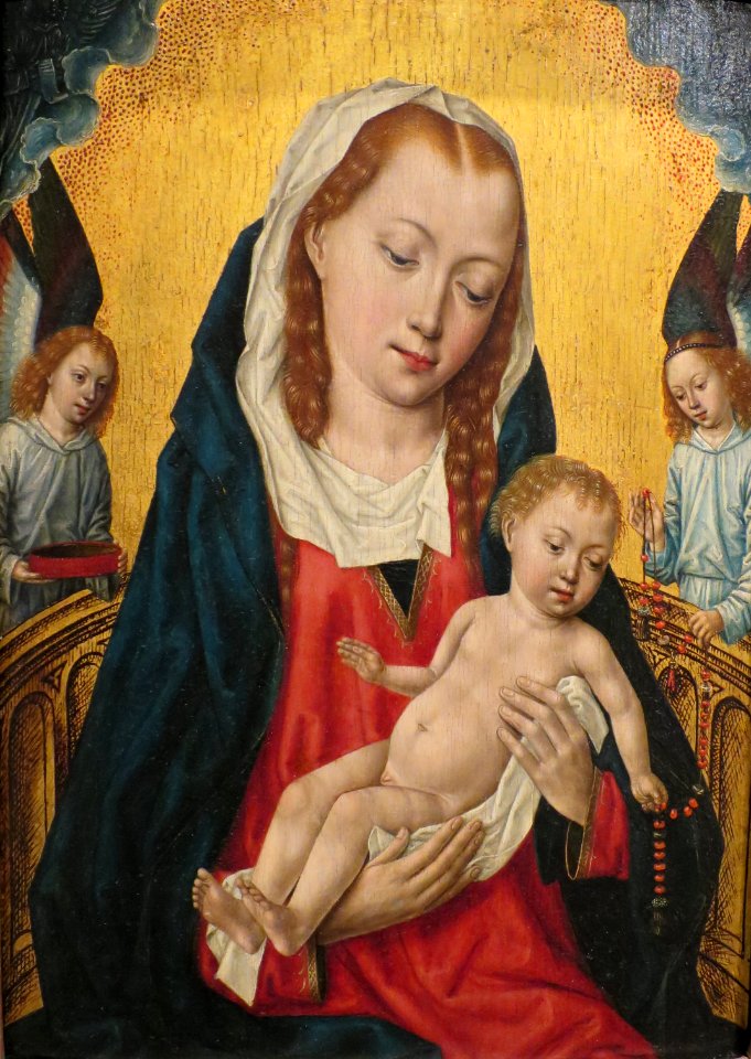 WLA lacma Virgin and Child with Two Angels