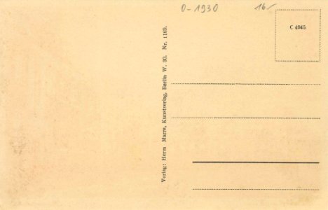 Wittstock a. Dosse, Brandenburg - Gymnasium (back) (Zeno Ansichtskarten)