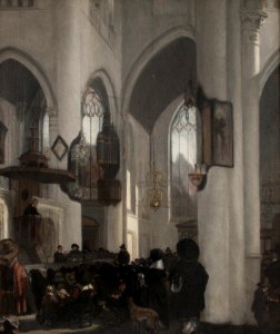 Emanuel de Witte - Interior of a Gothic Church photo