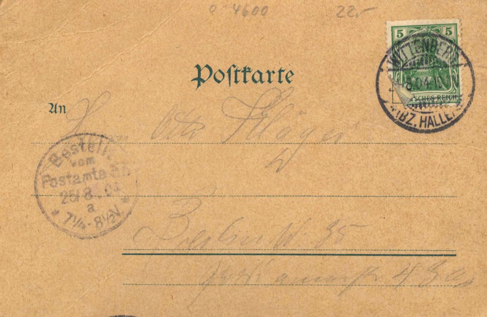 Wittenberg, Lutherstadt, Sachsen-Anhalt - Lutherkatheder; Luthereiche; Lutherstube (back) (Zeno Ansichtskarten)