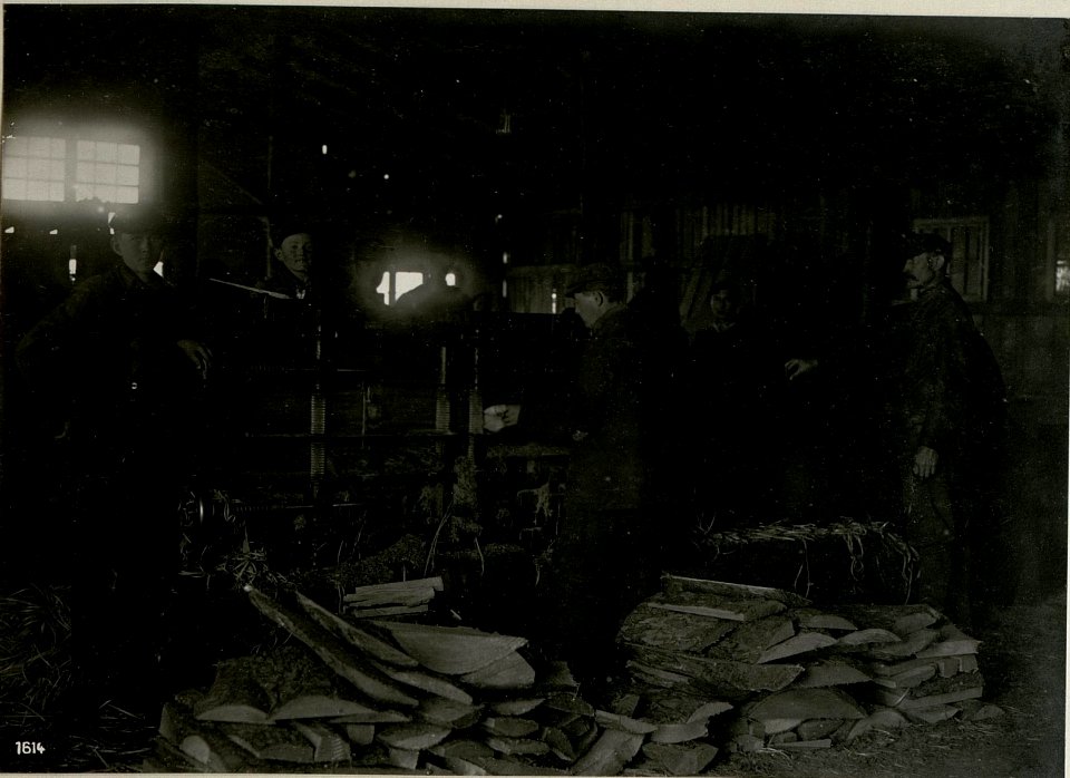Wladimir-Wolynskij, Armeesägewerk.Innenansicht. (7-IV.1918.) (BildID 15715309)