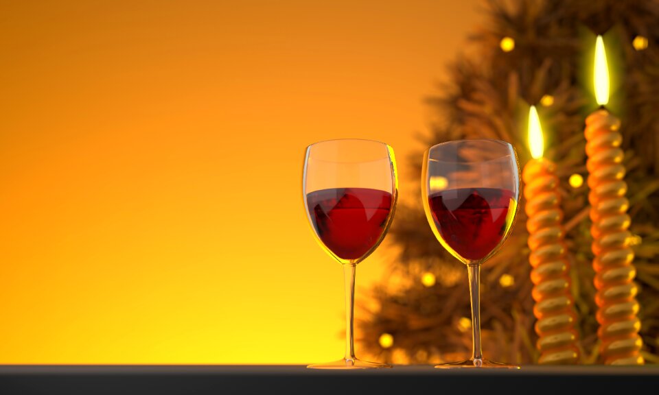 Glass of wine drink beverage