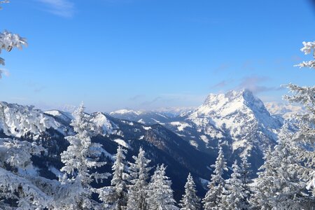 Alpine snow mountains