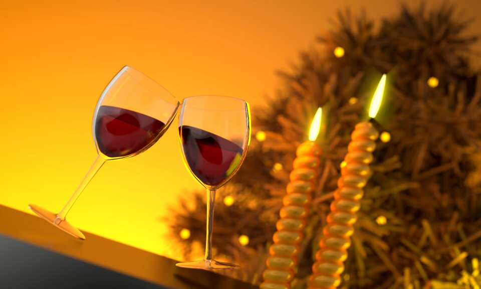 Glass of wine drink beverage