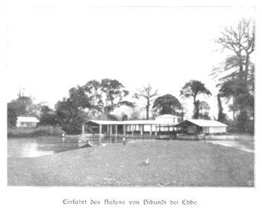 WOHLTMANN(1904) p040 Landungssteg in Bibundi