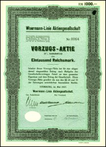 Woermann-Linie AG 1927 photo