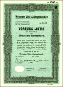 Woermann-Linie AG 1927
