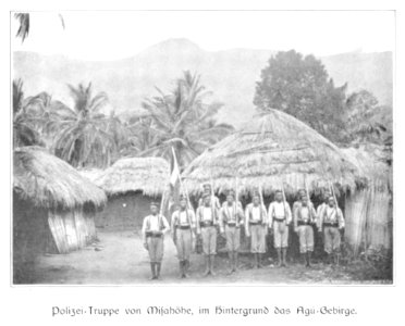 WOHLTMANN(1904) p052 Togo, Polizeitruppe von Misahöhe