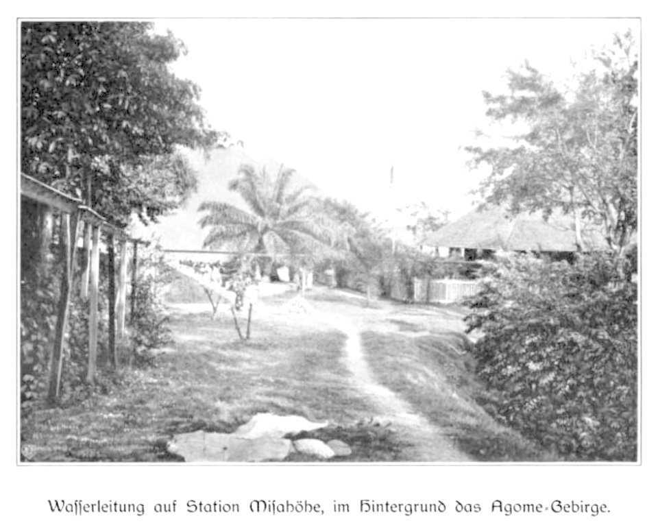 WOHLTMANN(1904) p051 Togo, Station Misahöhe - Wasserzufuhr