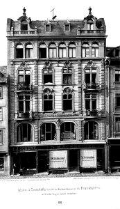 Wohn- und Geschäftshaus Gr. Bockenheimerstr. 25, Frankfurt am Main, Architekt Eugen Greiß, Frankfurt,Tafel 86, Kick Jahrgang I