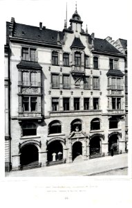Wohn- und Geschäftshaus, Zimmerstrasse 87, Berlin, Architekten Erdmann & Spindler, Berlin, Tafel 43, Kick Jahrgang II
