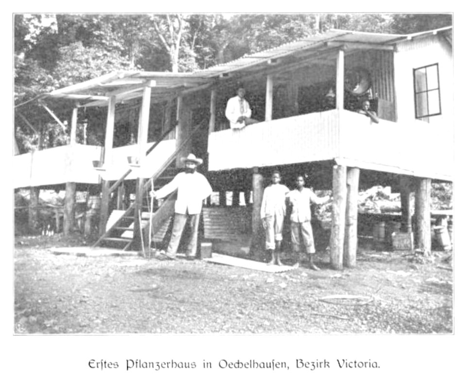 WOHLTMANN(1904) p046 Erstes Pflanzerhaus in Oechelhausen, Bezirk Viktoria