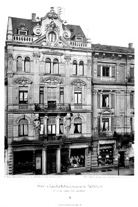 Wohn- und Geschäftshaus Kaiserstr. 94 Karlsruhe, Architekt Camill Frei aus Karlsruhe, Tafel 14, Kick Jahrgang I