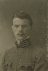 Wojciech Ptak w mundurze